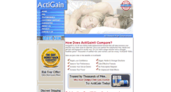 Desktop Screenshot of actigain.com